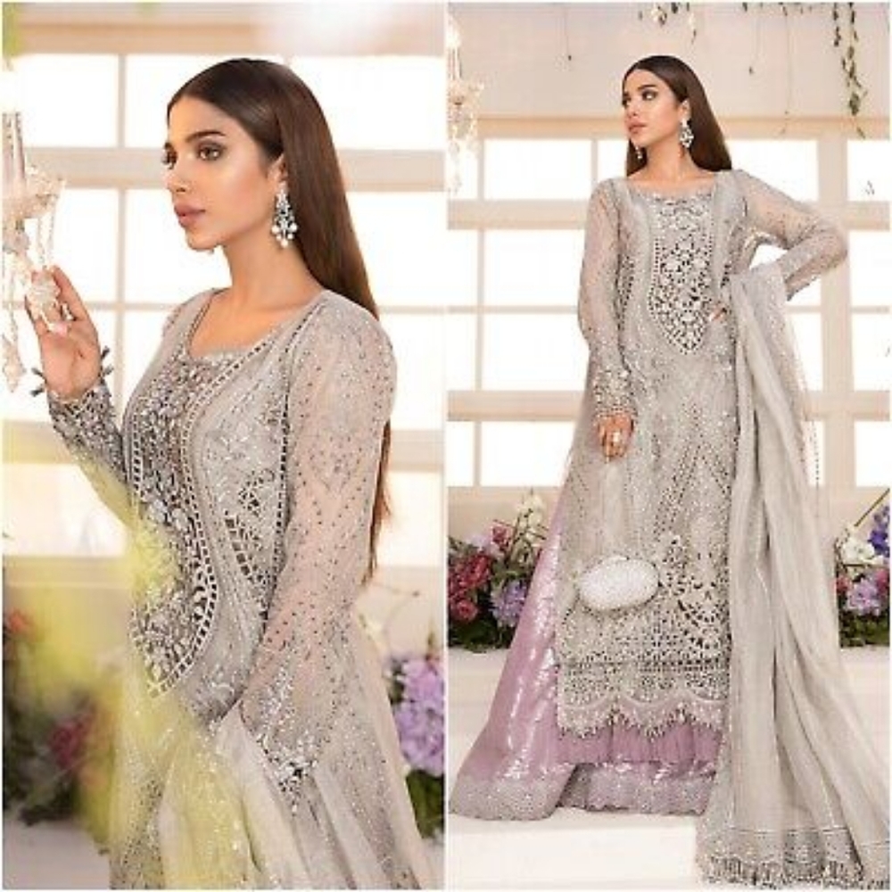 Original Mbroidered maria b collection party wear